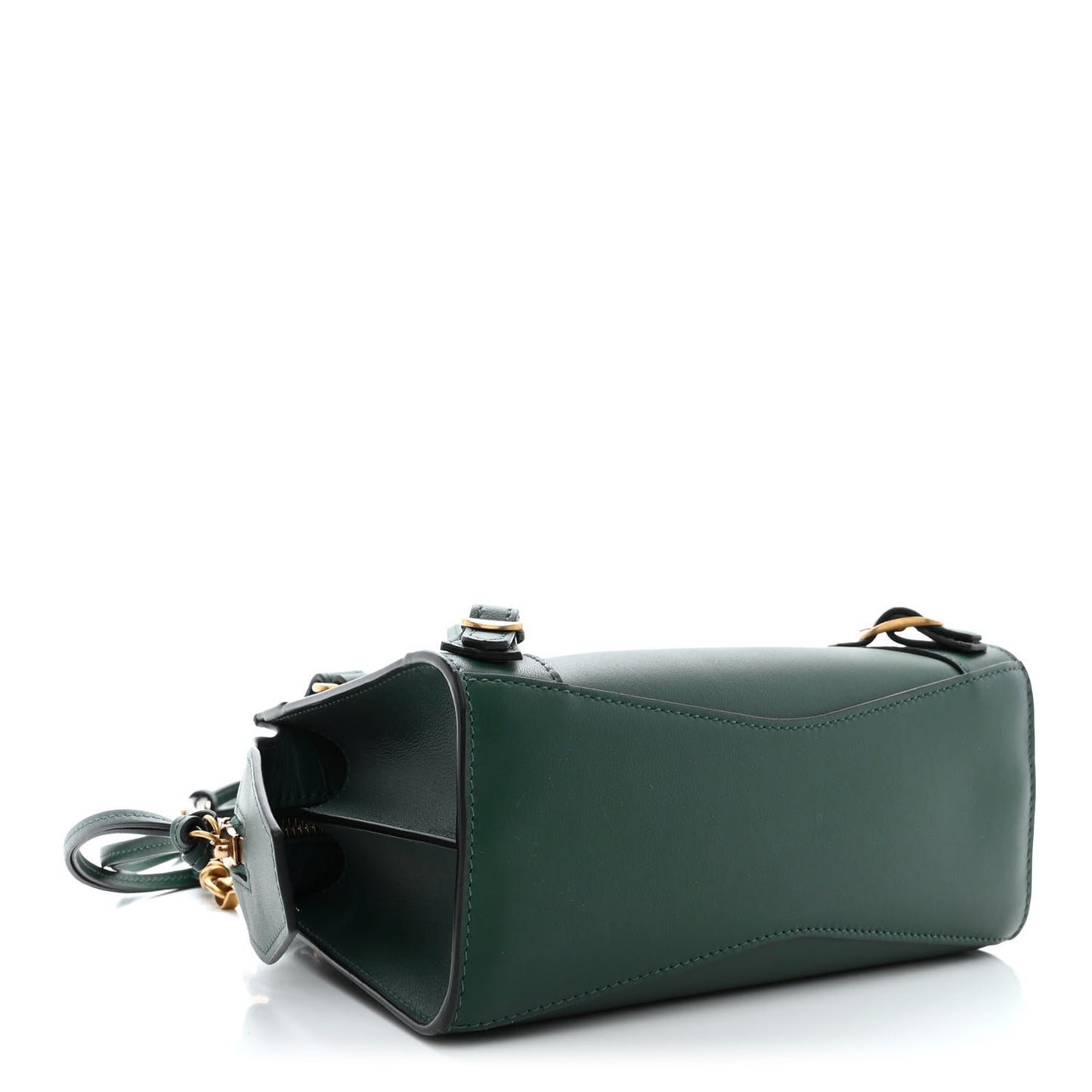 Smooth Calfskin Neo Classic Gold Hardware Mini City Forest Green