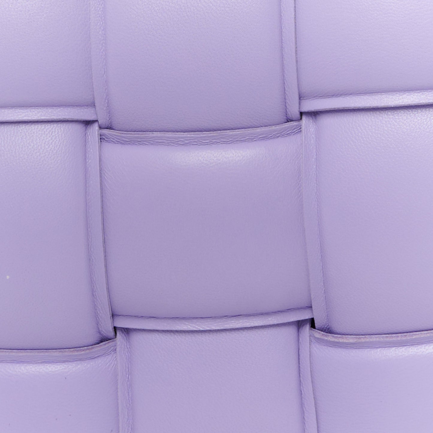 Nappa Maxi Intreccio Padded Cassette Crossbody Bag Lavender