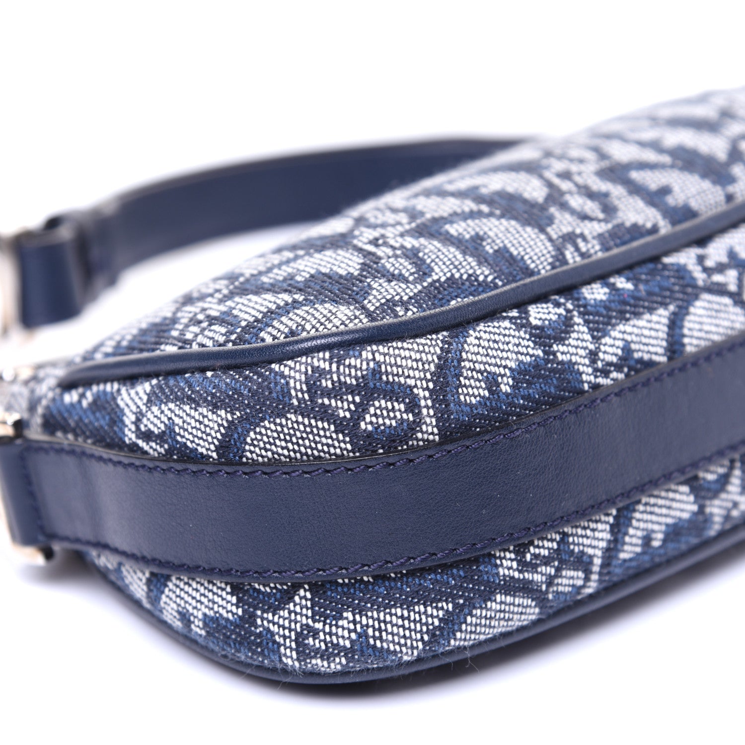 Christian Dior Monogram Shoulder Bag Blue 6 of 13