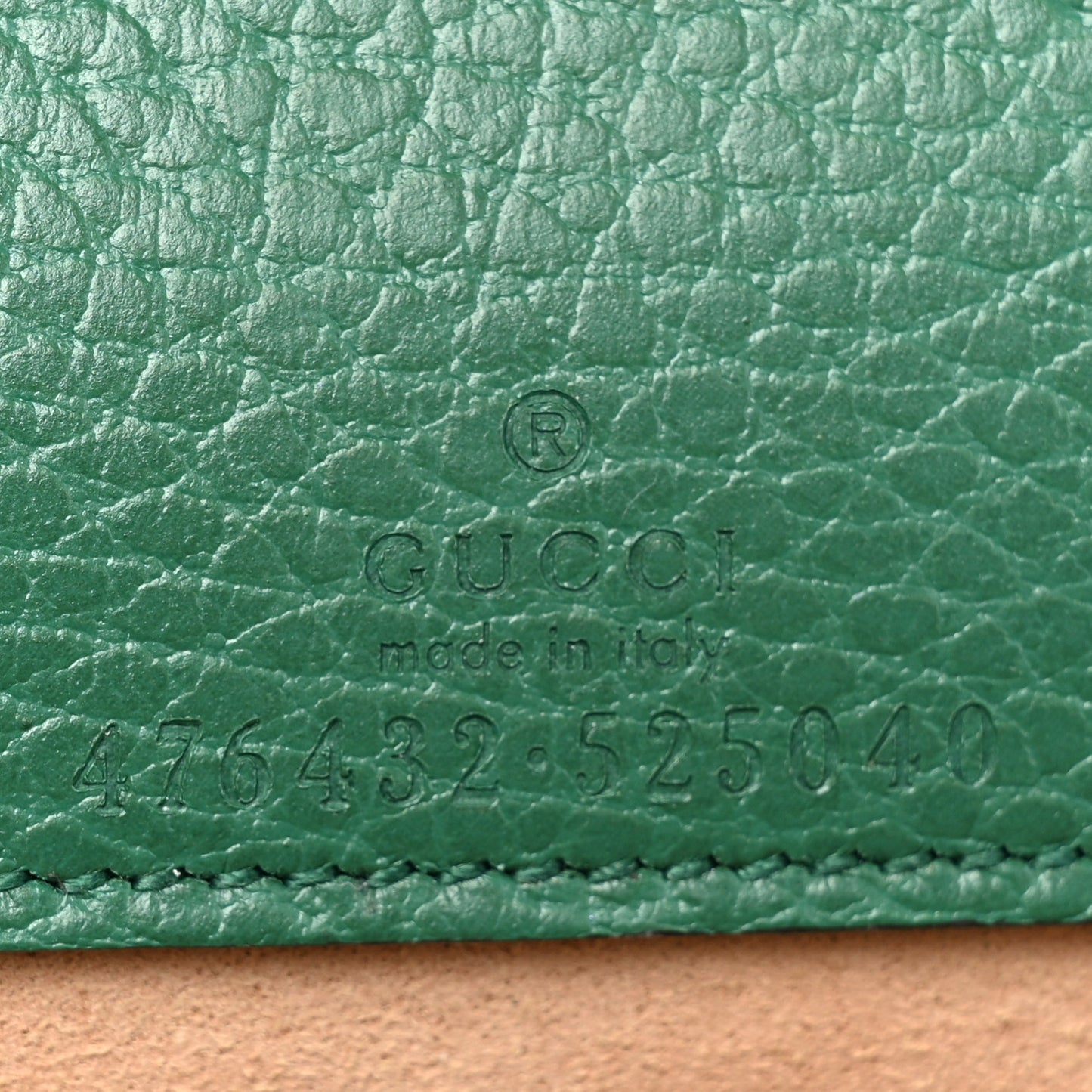Calfskin Super Mini Dionysus Shoulder Bag Emerald