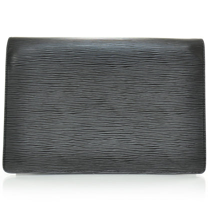 Louis Vuitton Epi Pochette Sellier Dragonne Clutch Black 4 of 9