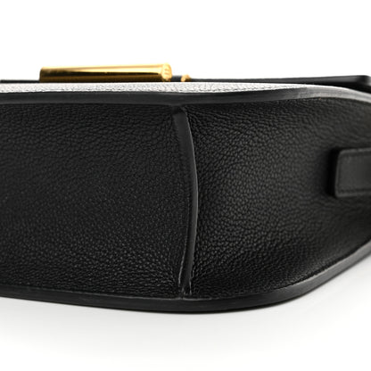 Tom Ford Grained Calfskin Mini T Clasp Tara Crossbody Bag Black 9 of 14