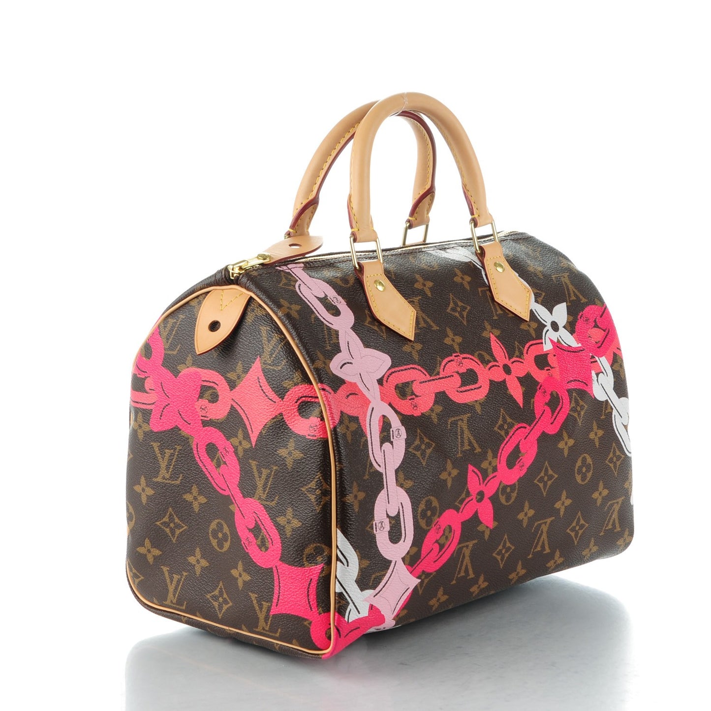 Monogram Bay Speedy 30 Rose Ballerine Poppy