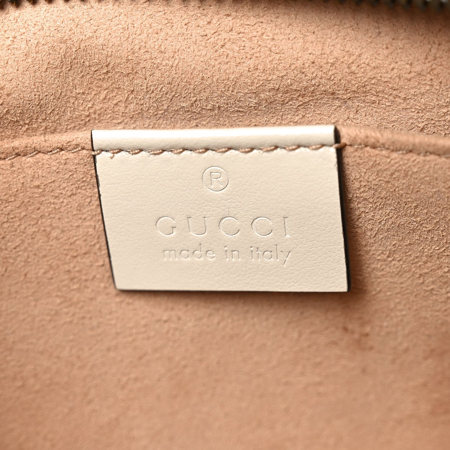 Gucci Calfskin Matelasse Small GG Marmont Chain Shoulder Bag White 5 of 12