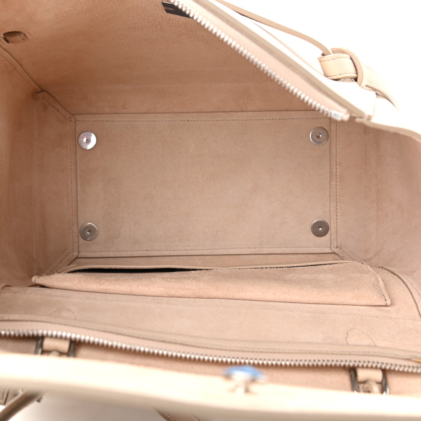 Grained Calfskin Mini Belt Bag Light Taupe
