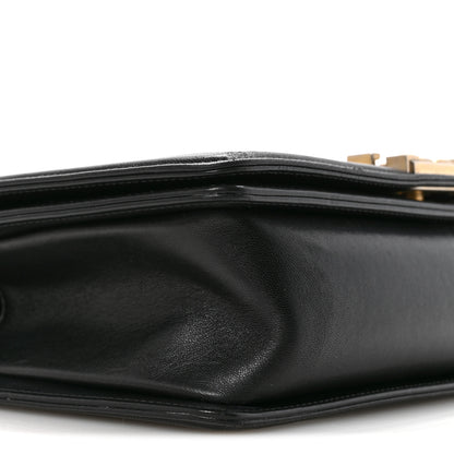 Chanel Lambskin Quilted Medium Boy Flap Black 9 of 11