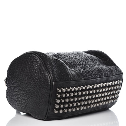 Alexander Wang Pebbled Lambskin Rocco Black Nickel Hardware 4 of 9
