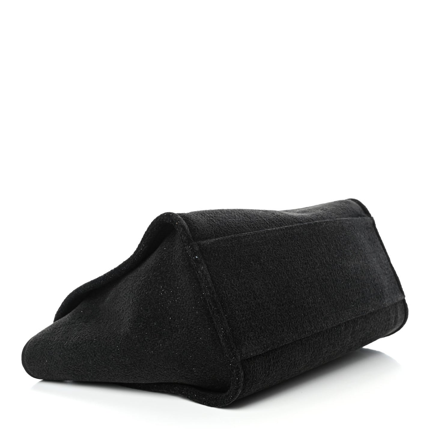 Lurex Boucle Medium Deauville Tote Black