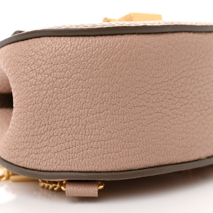 Chloe Grained Lambskin Mini Drew Crossbody Backpack Cement Pink 9 of 10