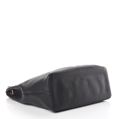 Gucci Pebbled Calfskin Large Soho Hobo Black 4 of 11