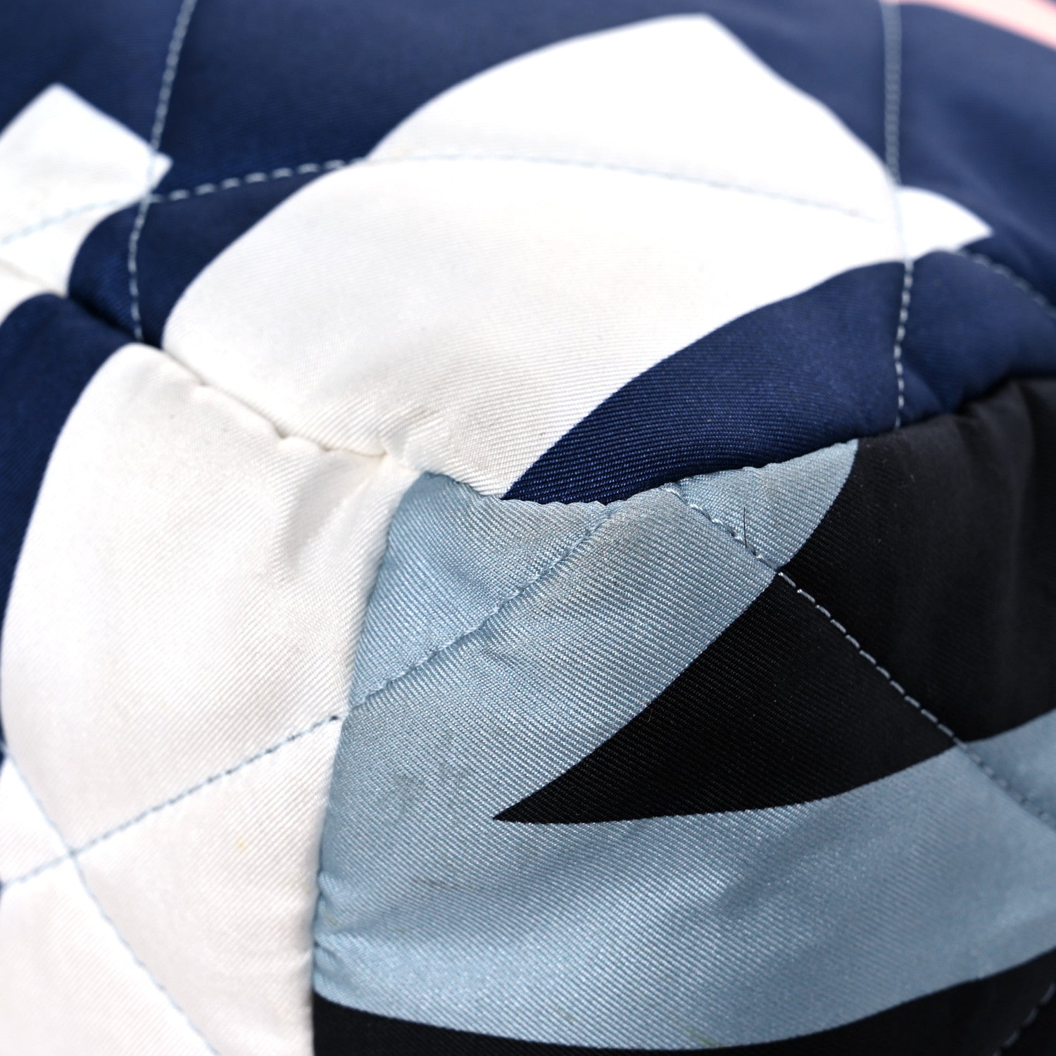 Chanel Silk Maxi Scarf Chanel 19 Flap Black Blue White 11 of 17