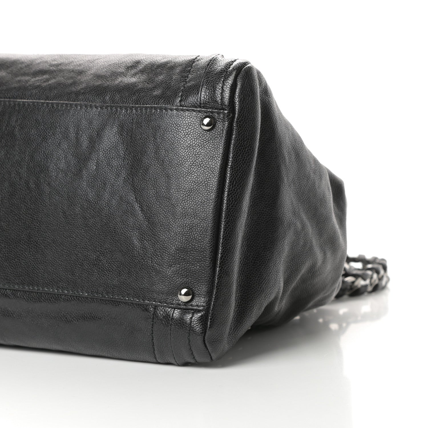 Chanel Glazed Caviar East West Modern Chain Tote Black 10 of 10