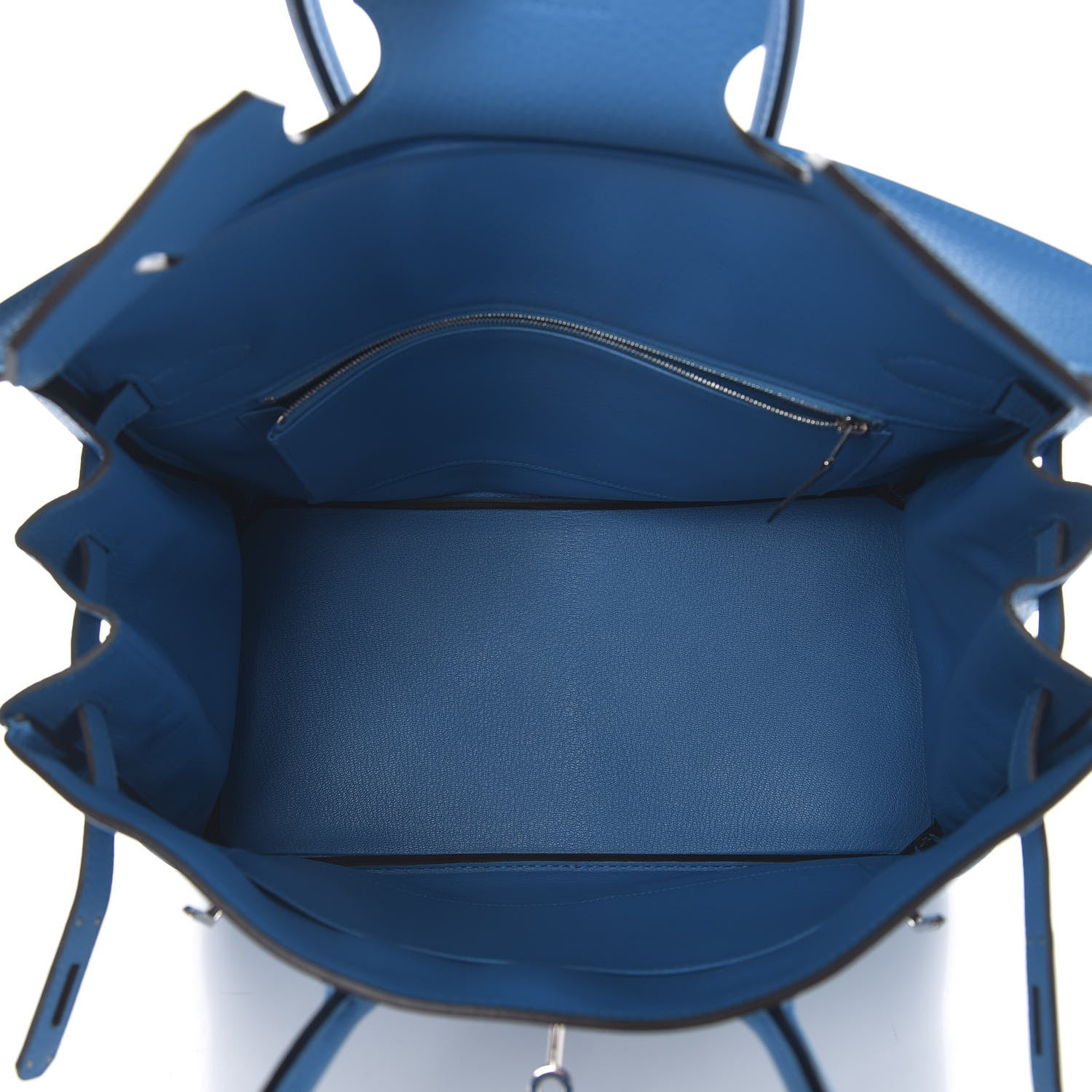 Hermes Taurillon Clemence Birkin 35 Bleu Zanzibar 4 of 10