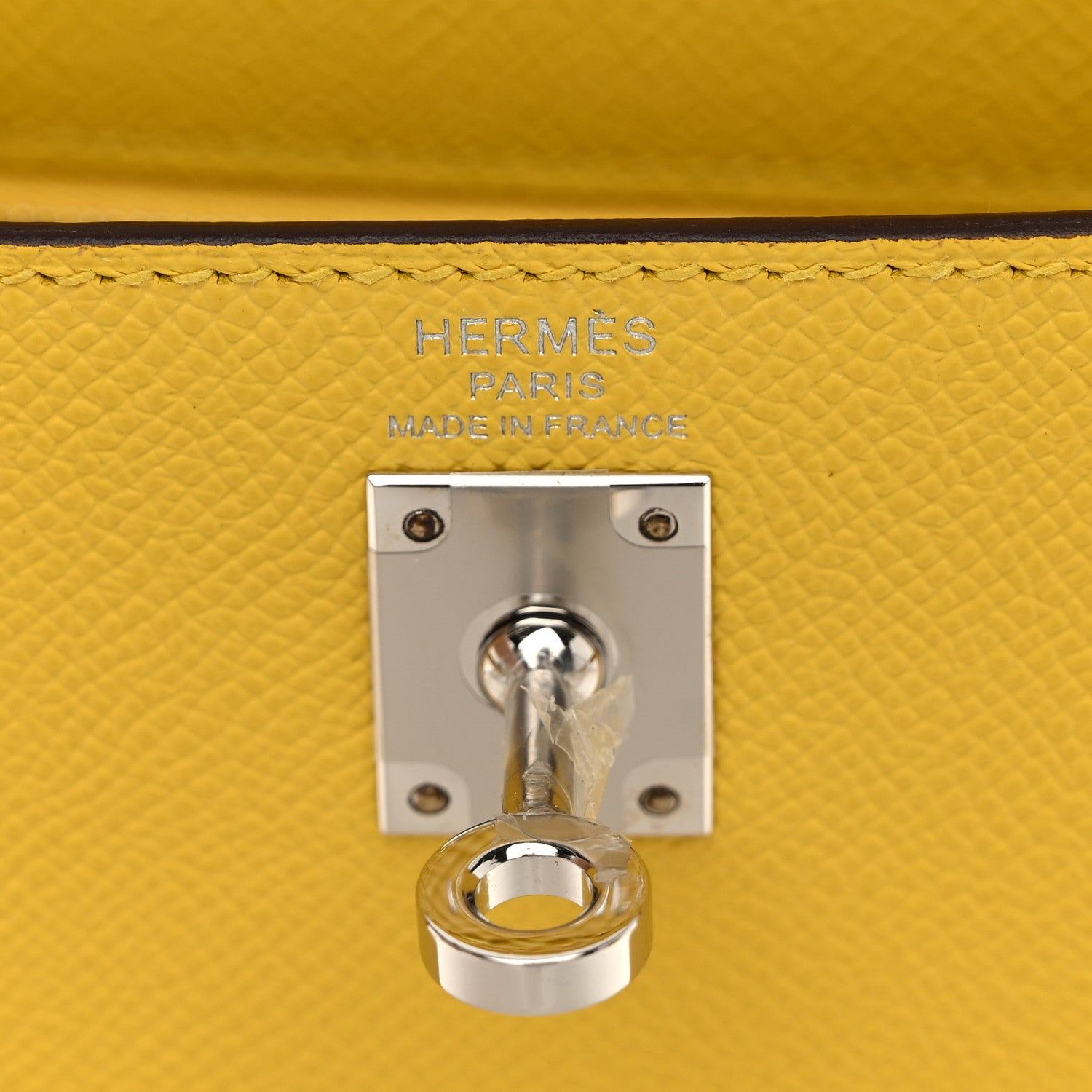 Hermes Epsom Kelly Sellier 25 Jaune De Naples 6 of 11