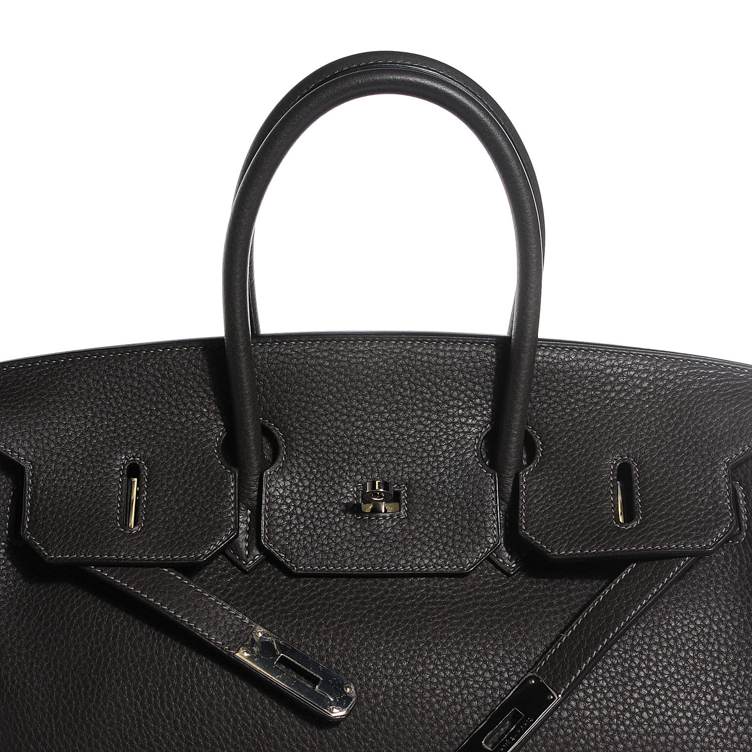 Hermes Taurillon Clemence Birkin 35 Graphite 20 of 27