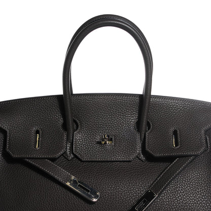 Hermes Taurillon Clemence Birkin 35 Graphite 20 of 27