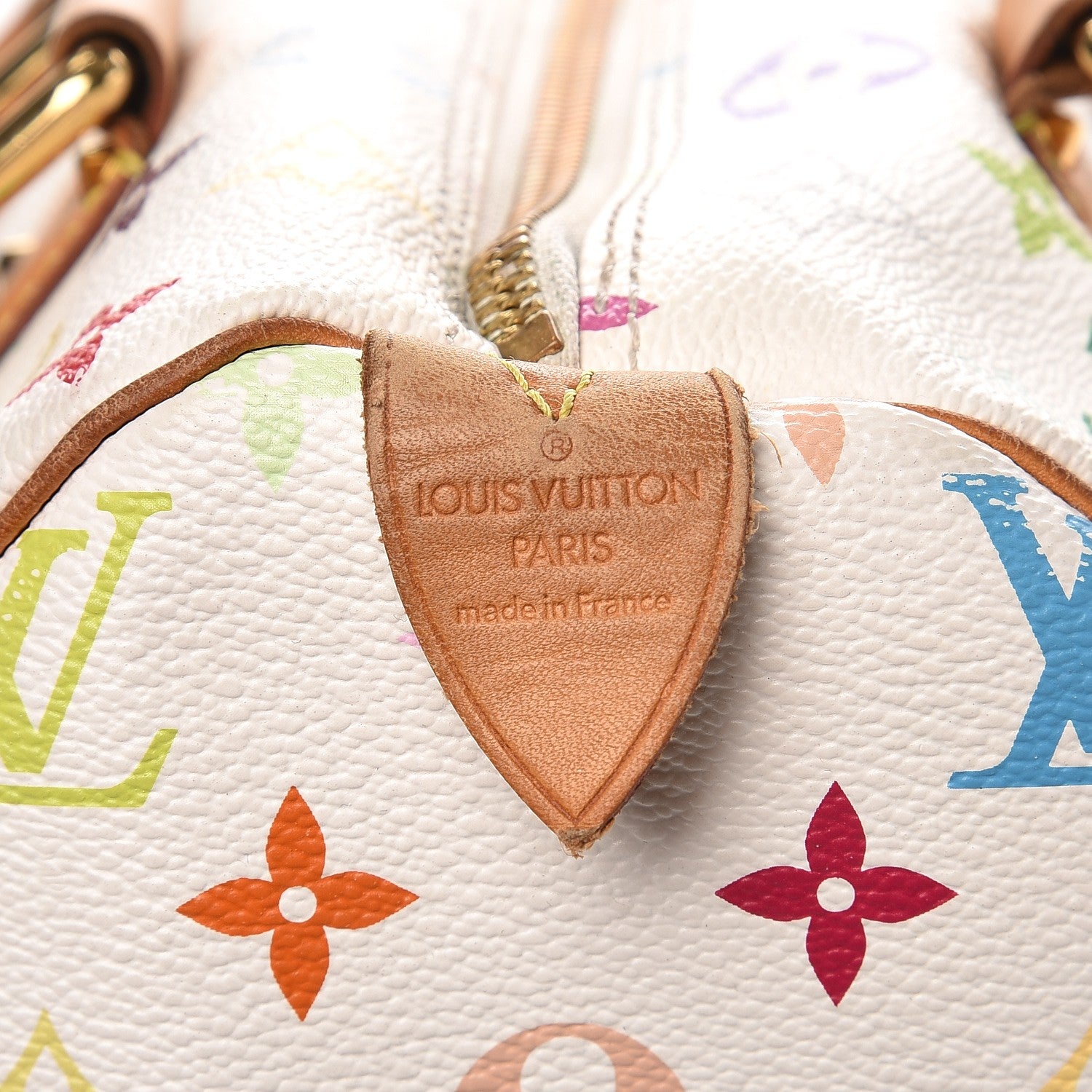 Louis Vuitton Monogram Multicolor Speedy 30 White 6 of 9