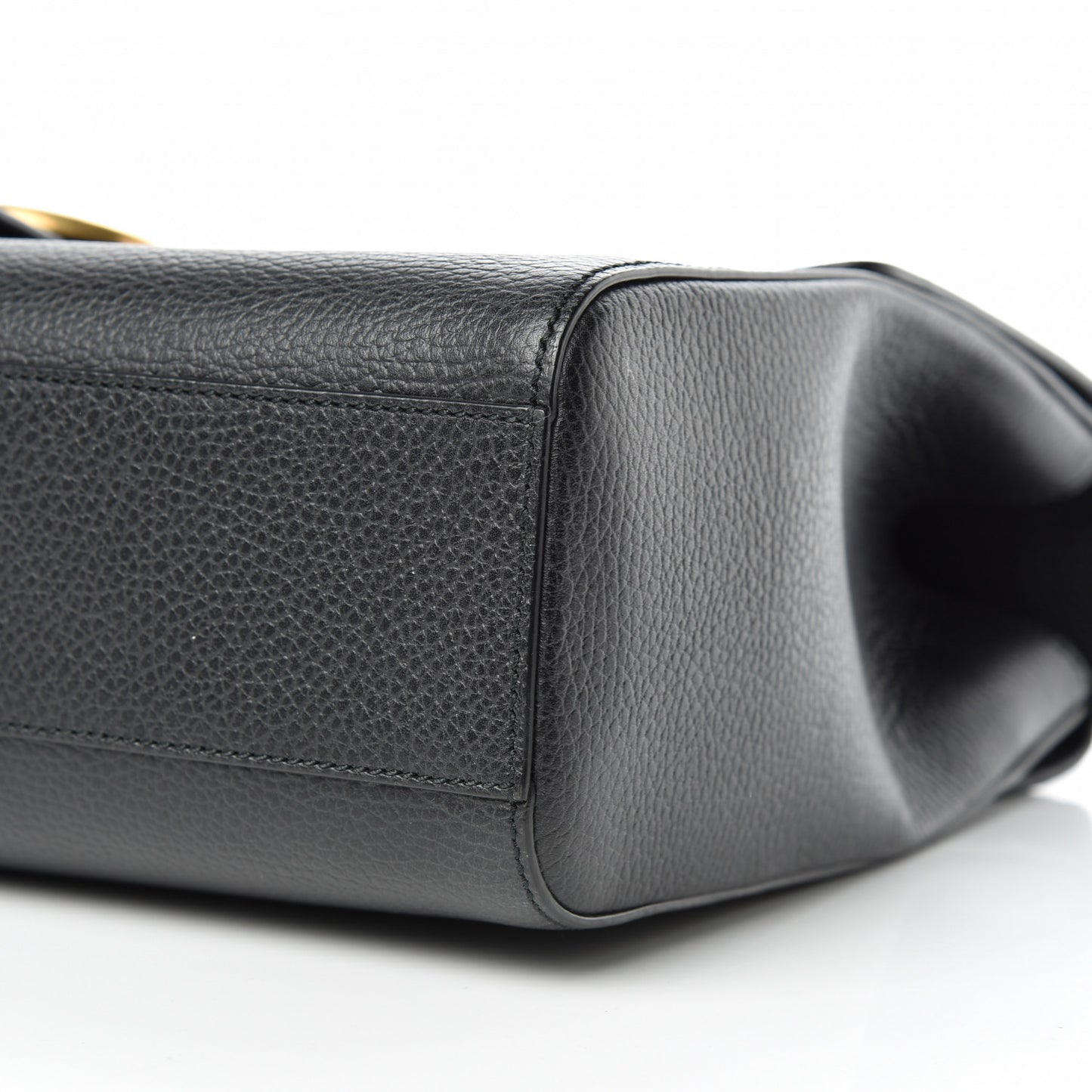 Calfskin GG Marmont Messenger Bag Black