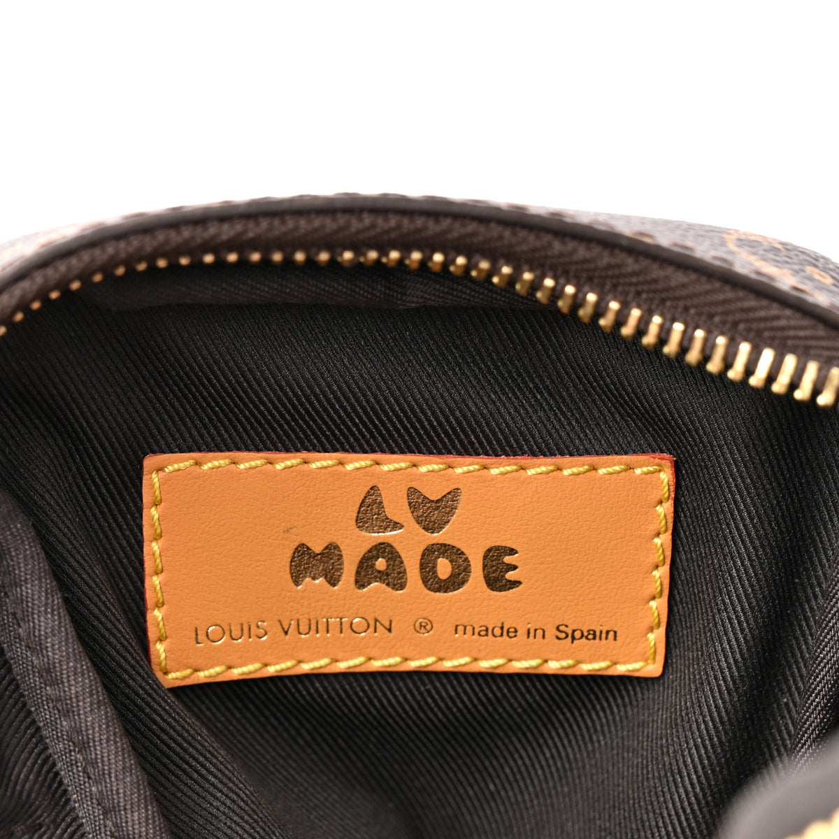 X NIGO Reverse Monogram Flat Double Phone Pouch