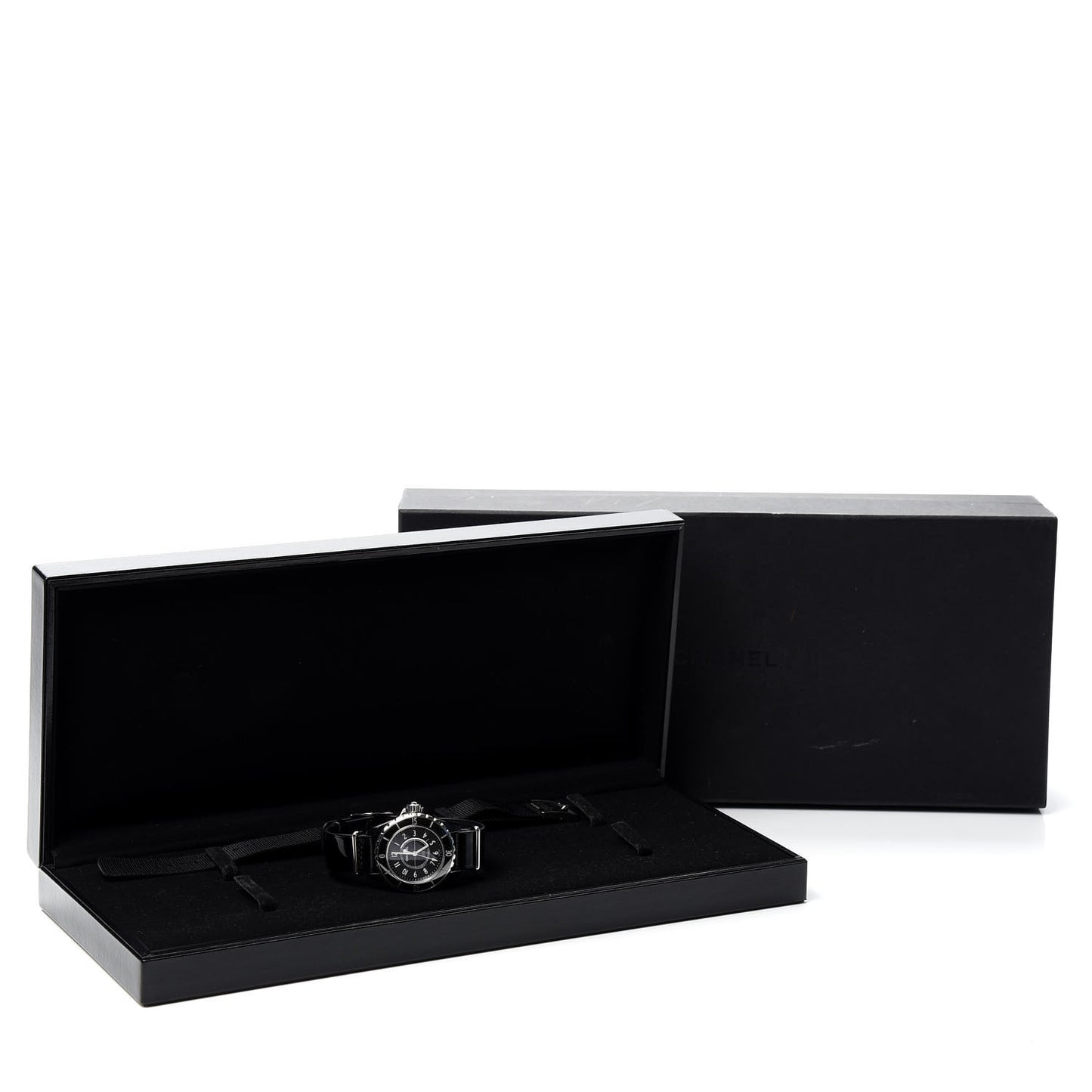 Stainless Steel Ceramic 33mm J12 Quartz Watch Black