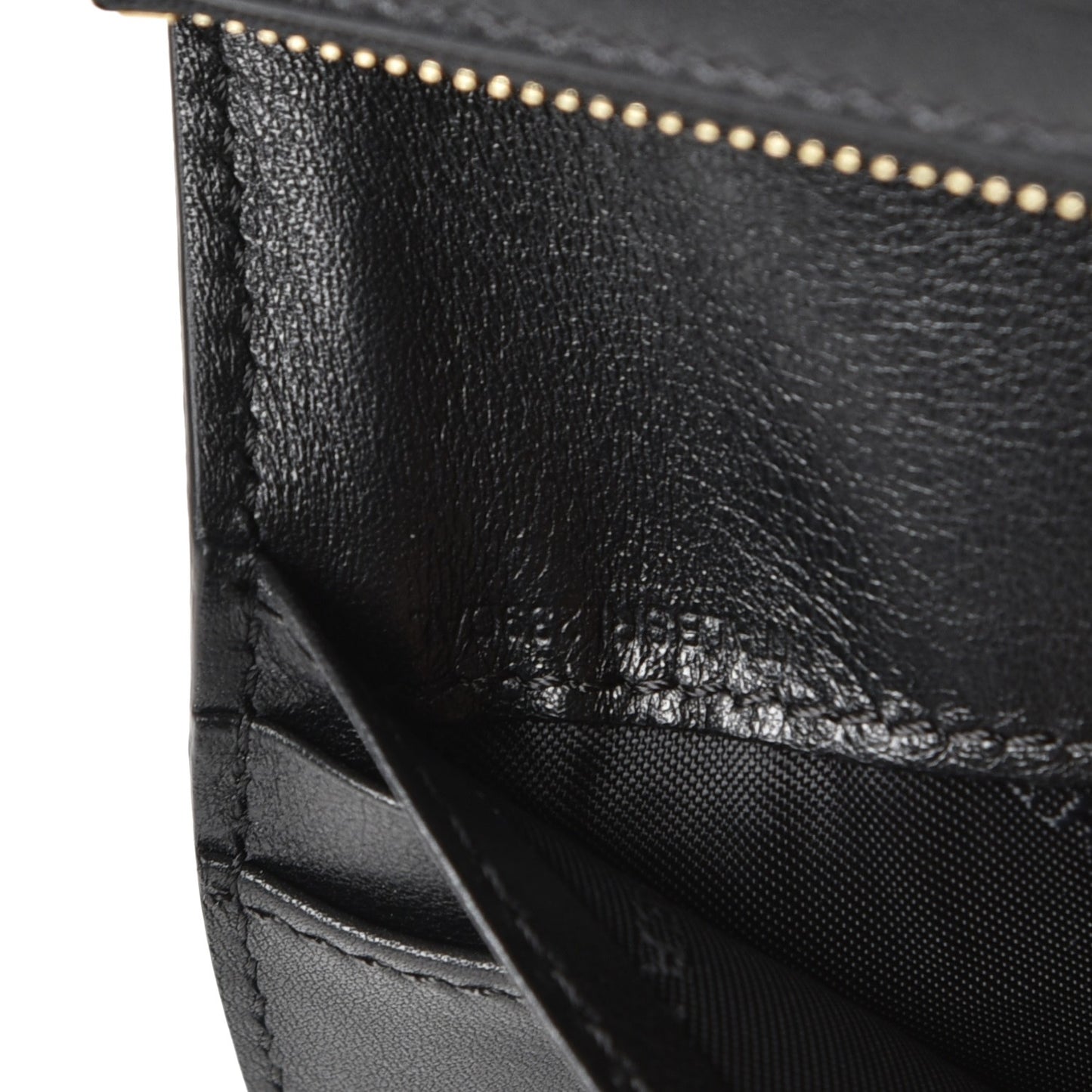 Calfskin House Check Porter Continental Wallet Black