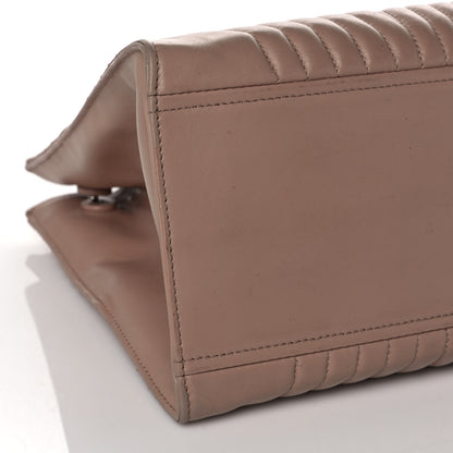 Prada Soft Calfskin Impunture Diagramme Tote Cipria 7 of 10