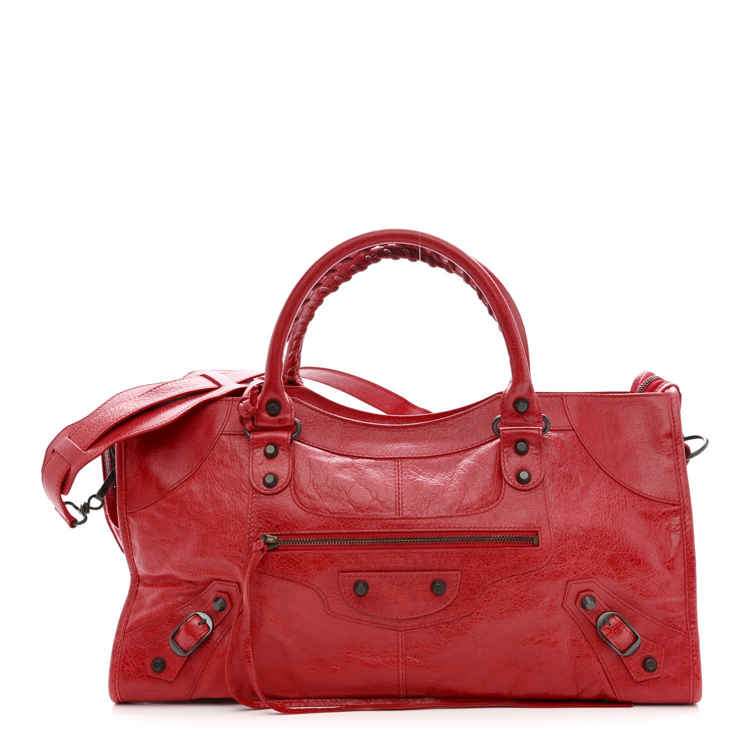 Balenciaga Agneau Classic Hardware Part Time Rouge Coquelicot 1 of 11