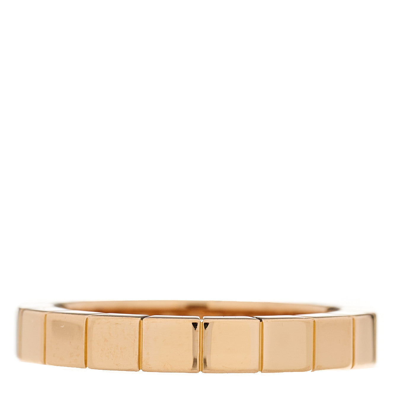 18K Pink Gold 3mm Lanieres Ring 48 4.5