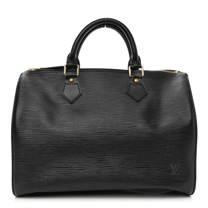 Louis Vuitton Epi Speedy 30 Black 1 of 16