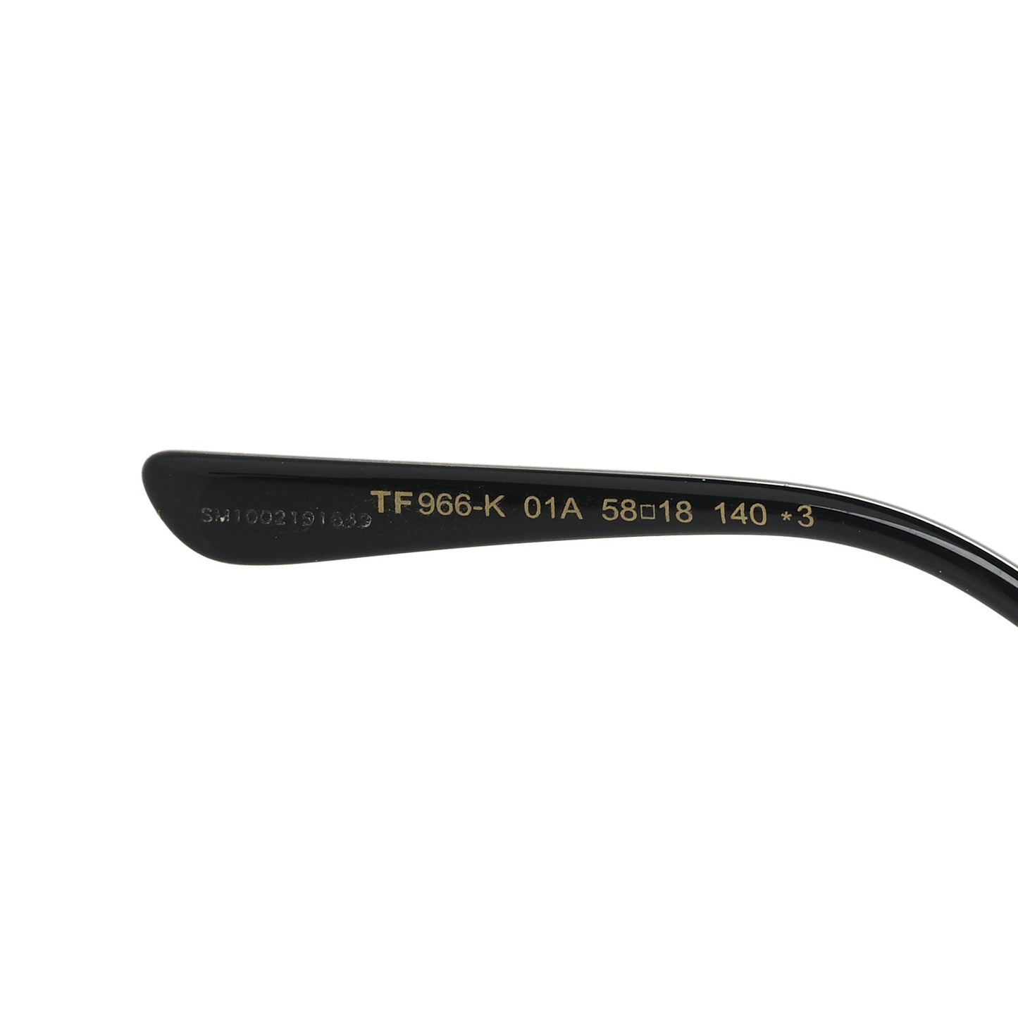 Metal Round Sunglasses TF966-K Black
