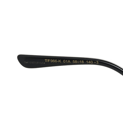 Tom Ford Metal Round Sunglasses TF966-K Black 6 of 7