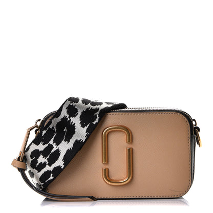 Marc Jacobs Saffiano Small Snapshot Camera Bag Beige 1 of 8
