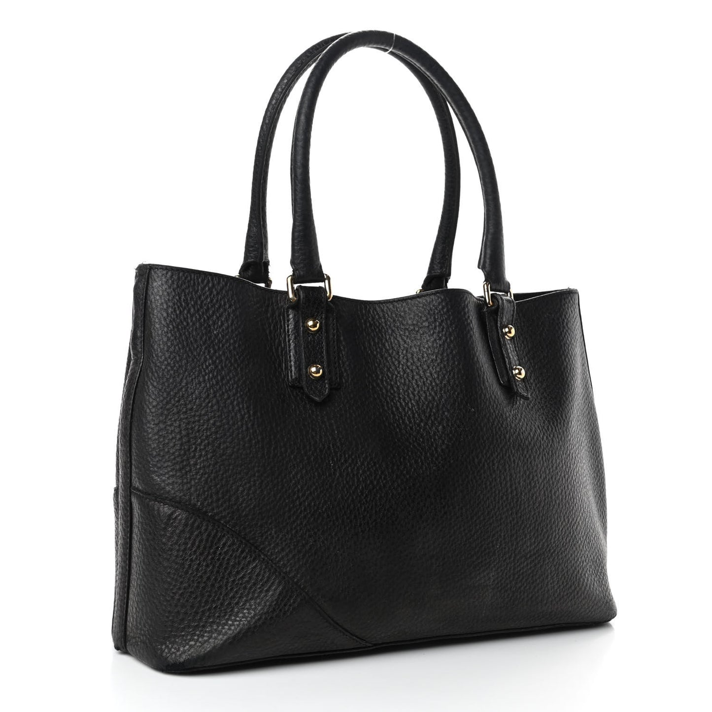 Calfskin Medium Hasler Tote Black
