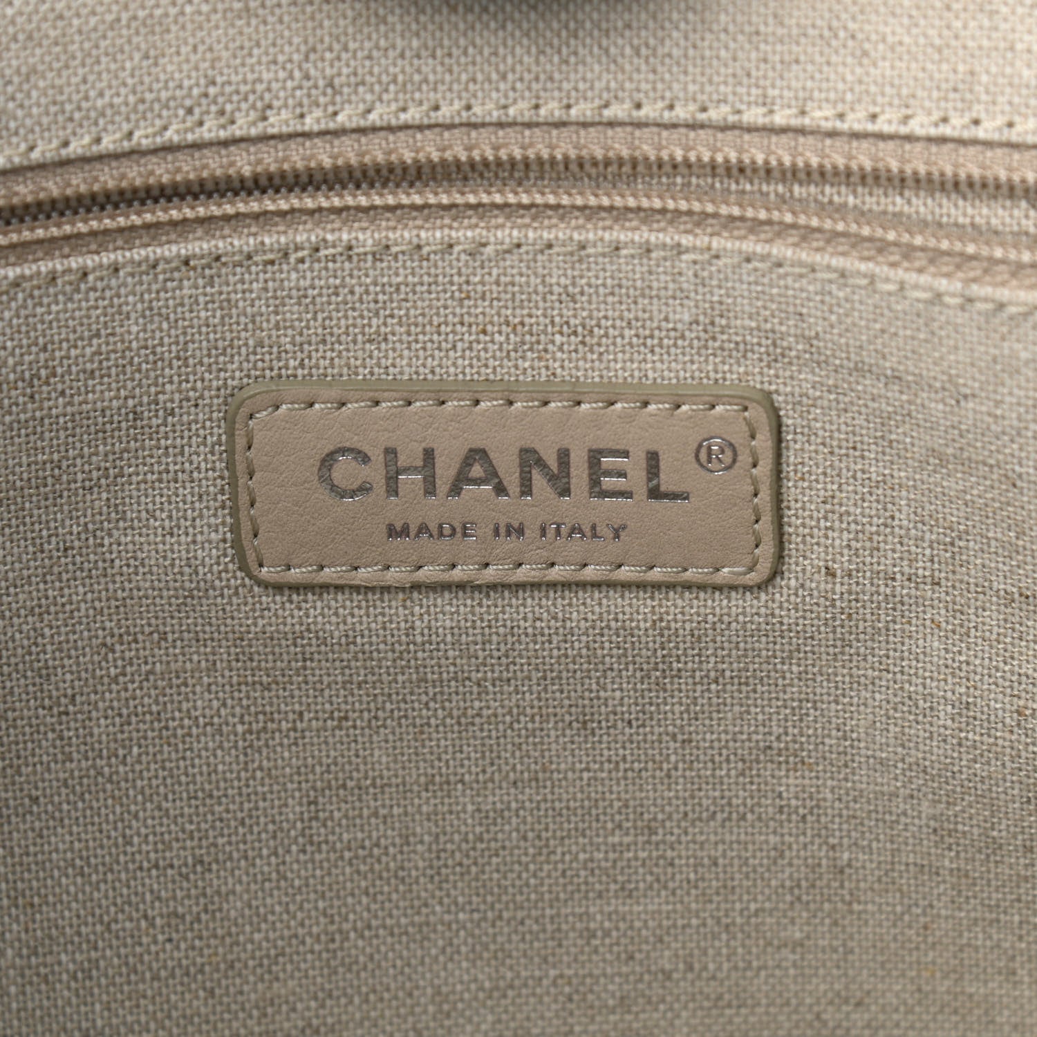 Chanel Mixed Fibers Small Deauville Tote Light Blue 12 of 19