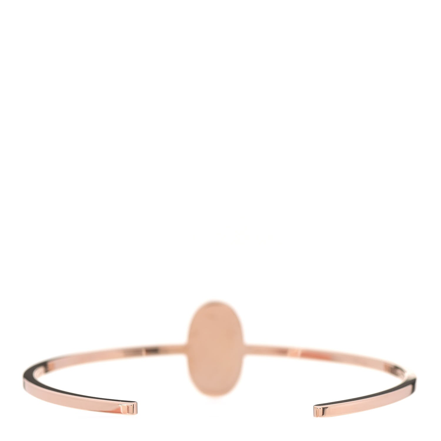 Hermes 18K Rose Gold Diamond MM Chaine d'Ancre Verso Bracelet SH 2 of 5