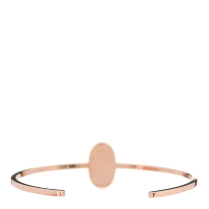 Hermes 18K Rose Gold Diamond MM Chaine d'Ancre Verso Bracelet SH 2 of 5