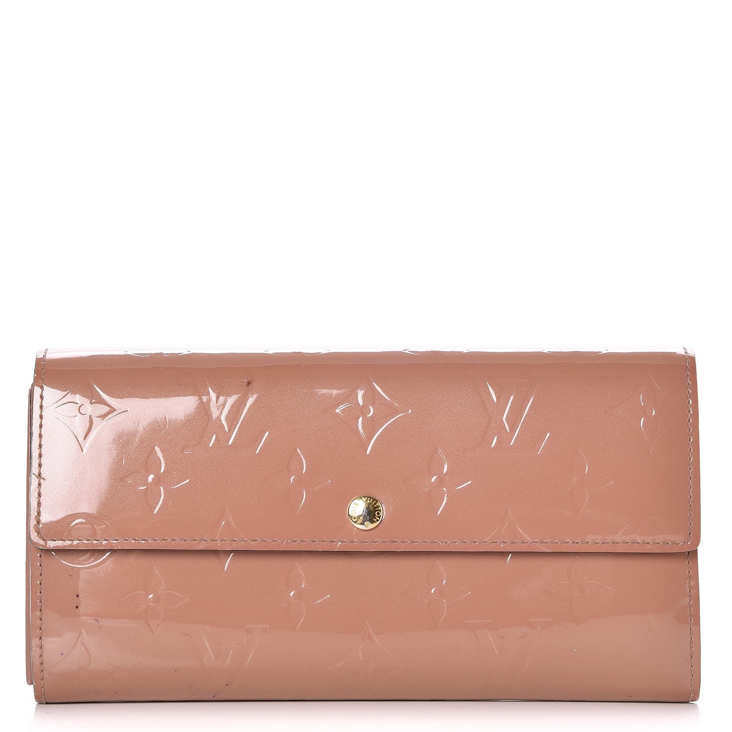 Louis Vuitton Vernis Sarah Wallet Rose Velours 1 of 13