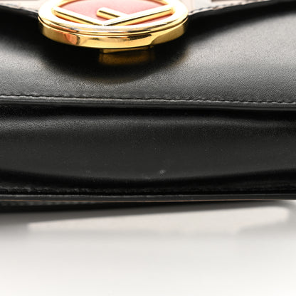 Fendi Vitello Liberty F is Fendi Bi-Color FF 1974 Embossed Envelope Belt Bag Maya Black 12 of 12