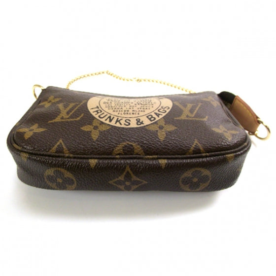 Louis Vuitton Monogram Complice Trunks and Bags Mini Pochette Accessories Beige 4 of 8