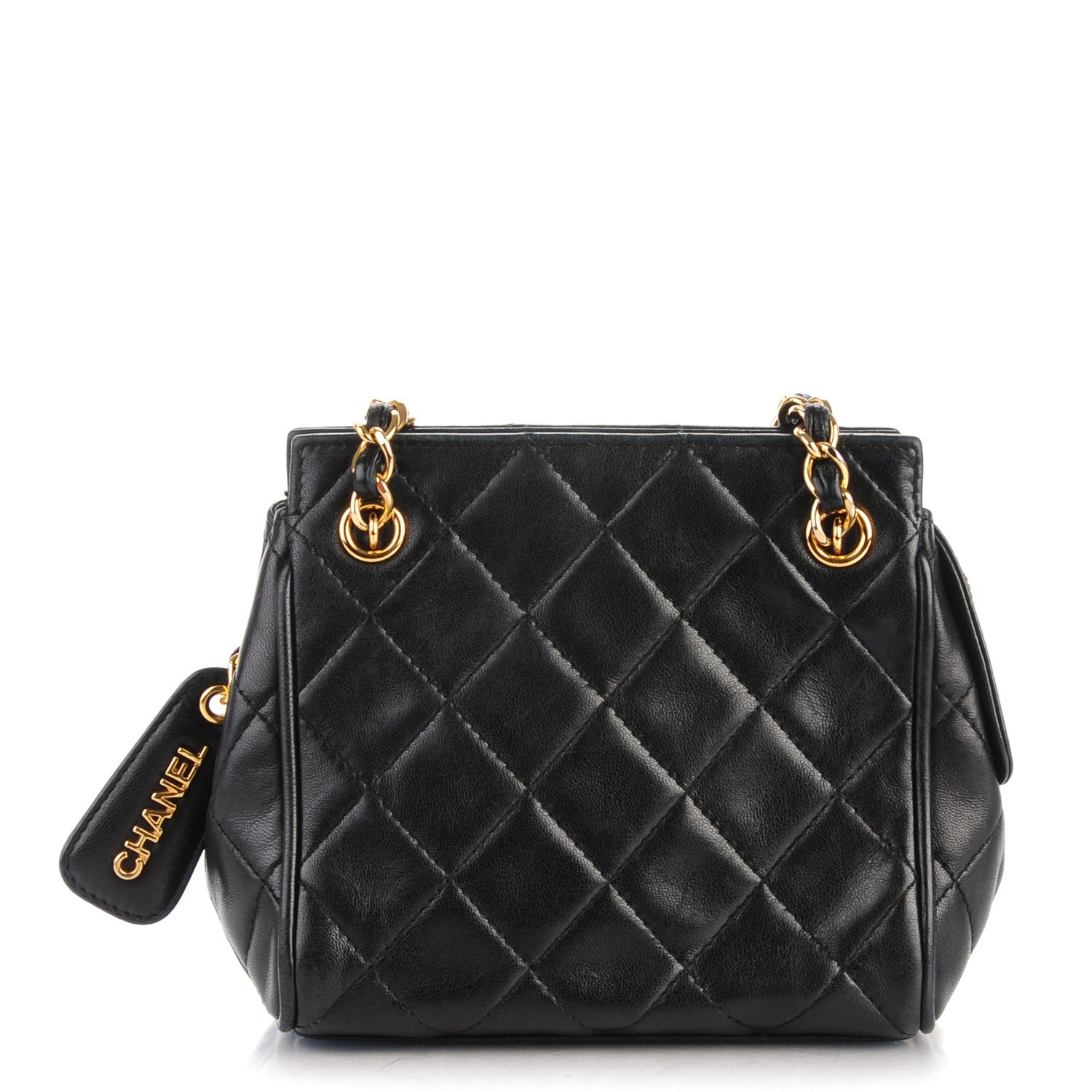 Chanel Lambskin Quilted Small Shoulder Bag Black 1 of 10