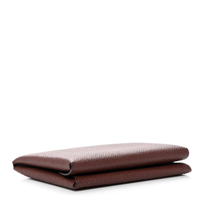Hermes Epsom Calvi Duo Card Case Terre 4 of 8