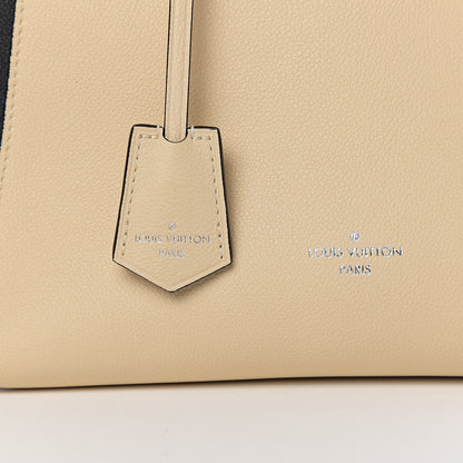 Louis Vuitton Calfskin Lockme Cabas Vanille Black 7 of 9