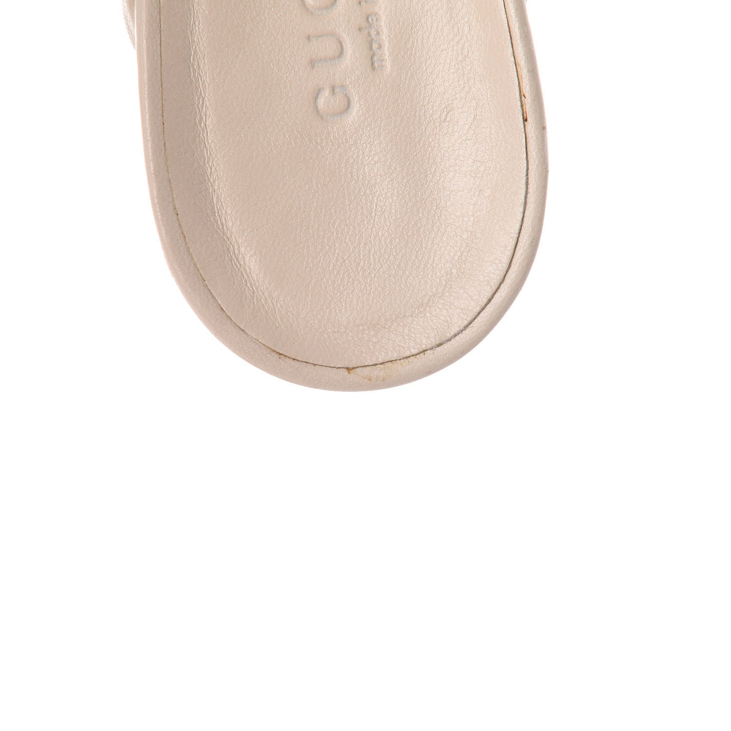Gucci Calfskin Braided Sandals 6.5 Beige 10 of 17