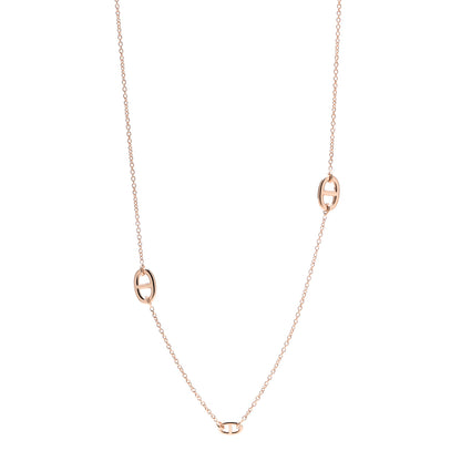 Hermes 18K Rose Gold Farandole Necklace 80 1 of 5