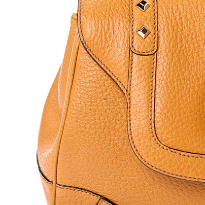 Gucci Calfskin Bamboo Top Handle Bag Yellow 8 of 11