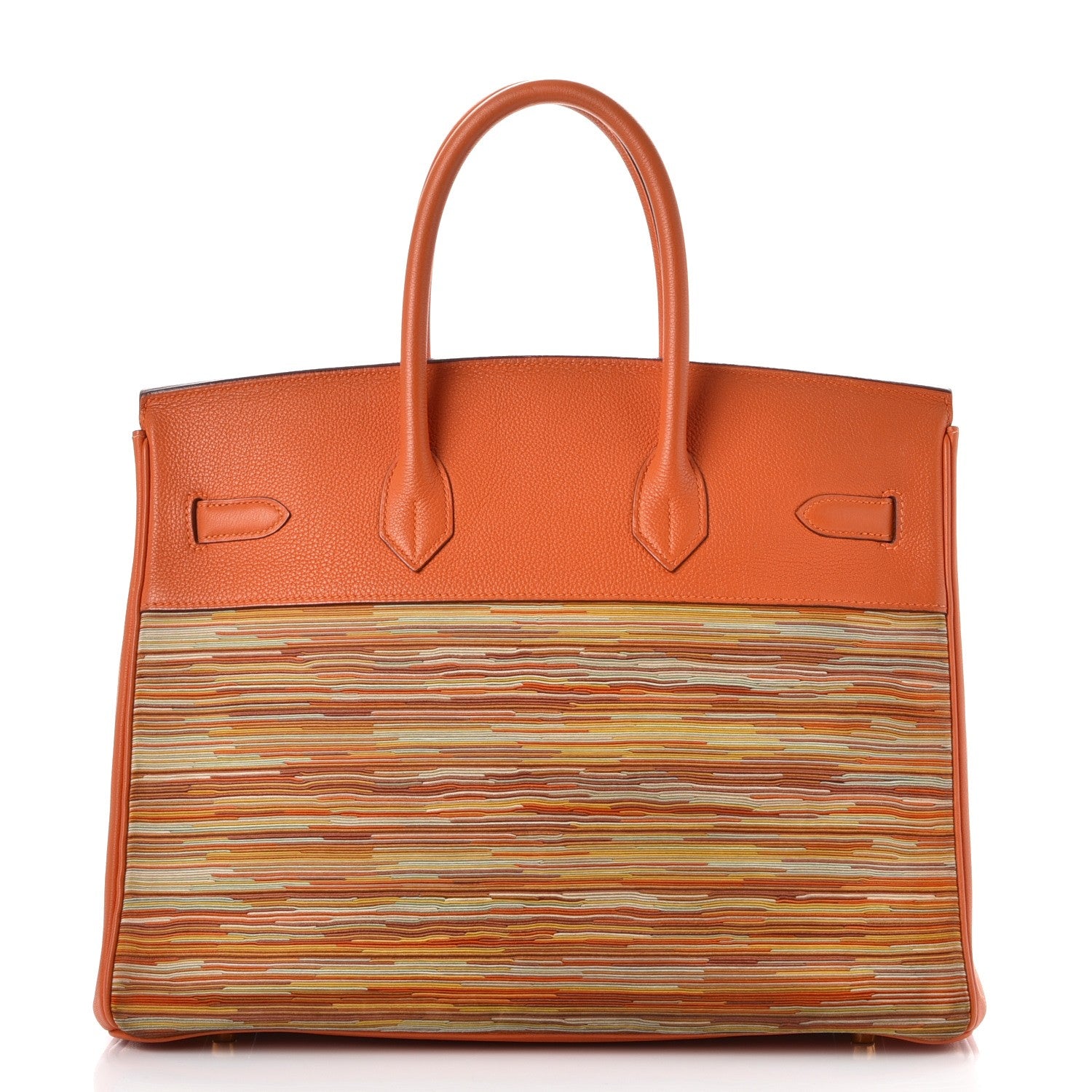Hermes Togo Vibrato Birkin 35 Orange 4 of 37