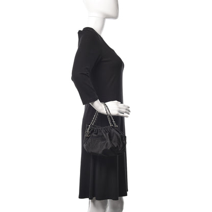 Chanel Satin Frame Top CC Small Evening Bag Black 2 of 10