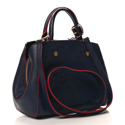 Louis Vuitton Empreinte Montaigne BB Marine Rouge 3 of 11
