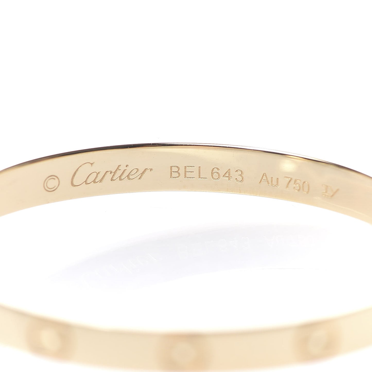 18K Yellow Gold Large LOVE Hoop Earrings