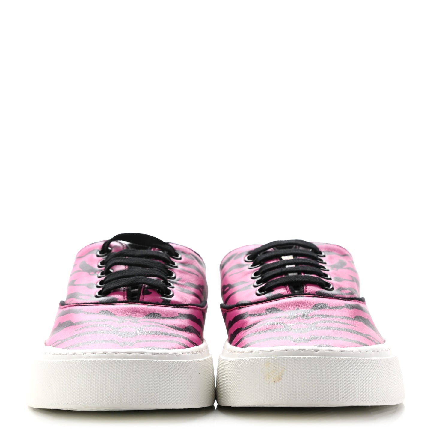 Nappa Zebra Venice Sneakers 39.5 Fuchsia Black